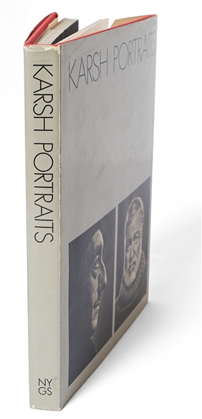Yousuf Karsh Signed First Edition of ''Karsh Portraits'' -- Includes the Iconic Images of Winston Churchill and Albert Einstein