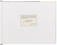 Ansel Adams Signed Copy of His Quintessential Oversized Photography Book, ''Yosemite and the Range of Light'' -- With PSA/DNA COA