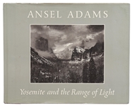 Ansel Adams Signed Copy of His Quintessential Oversized Photography Book, ''Yosemite and the Range of Light'' -- With PSA/DNA COA