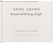 Ansel Adams Signed Copy of His Quintessential Oversized Photography Book, ''Yosemite and the Range of Light'' -- With PSA/DNA COA