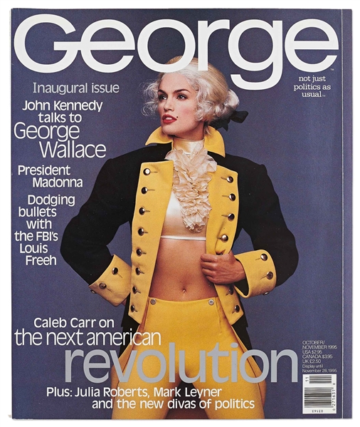 Inaugural Issue of GEORGE Magazine from 1995 Published by John F. Kennedy, Jr.