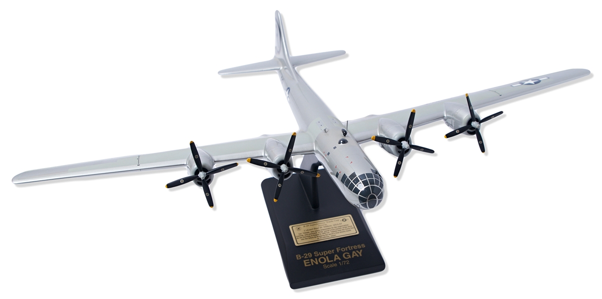 Enola Gay Pilot Paul Tibbets Signed Model of the B-29 Bomber