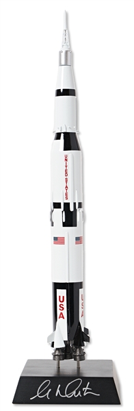 William Shatner Signed Apollo Rocket Model