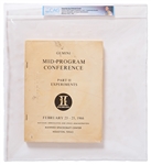 Gus Grissom Personally Owned Gemini Manual -- Encapsulated by CAG