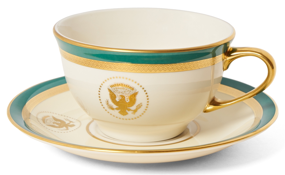 Harry Truman White House Cup & Saucer China from the Lenox Exhibit Collection