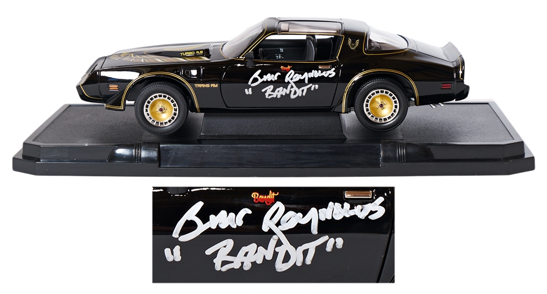 Burt Reynolds Signed Trans Am Model Car From ''Smokey and the Bandit''