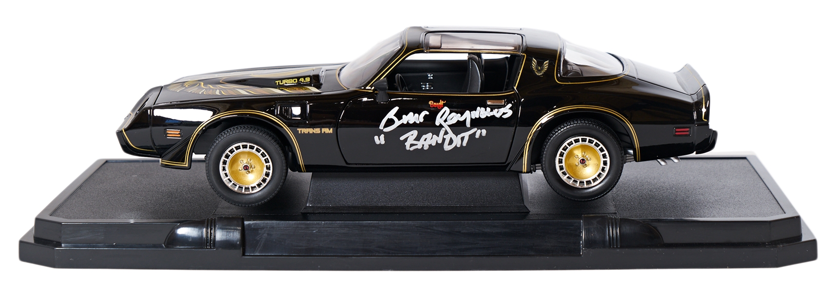 Burt Reynolds Signed Trans Am Model Car From ''Smokey and the Bandit''