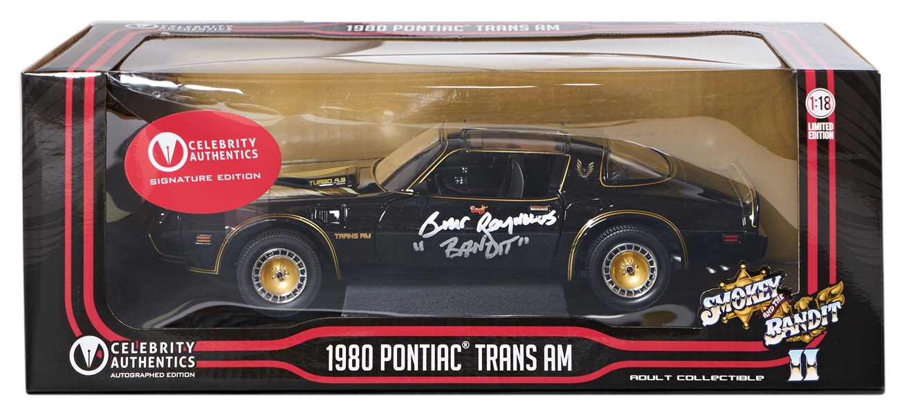 Burt Reynolds Signed Trans Am Model Car From ''Smokey and the Bandit''