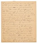 Warren G. Harding Signed & Handwritten 33pp. Speech -- ''We ought to declare an end to bureaucracy, crowned with autocracy…to a government by law and the free activities of a law-abiding people''