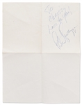 Patrick Swayze Autograph -- With PSA/DNA COA