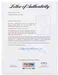 Patrick Swayze Autograph -- With PSA/DNA COA