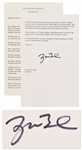 George W. Bush Signed Speech Delivered to Congress on 20 September 2001 -- Bush Calls on Nations to Choose a Side: Either you with us or you are with the terrorists -- With Beckett COA