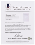 George W. Bush Signed Speech Delivered on 19 March 2003, Announcing the Commencement of Operation Iraqi Freedom -- With Beckett COA