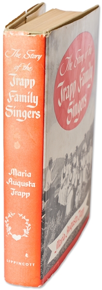 Maria von Trapp Signed Copy of ''The Story of the Trapp Family Singers'' -- With PSA/DNA COA