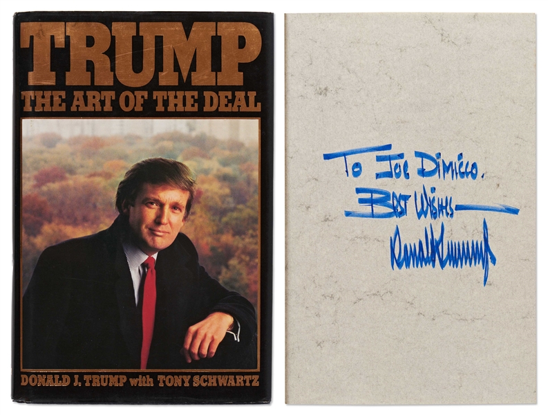 Donald Trump Signed First Edition of ''The Art of the Deal'' -- With PSA/DNA COA