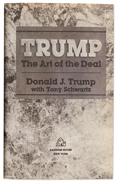 Donald Trump Signed First Edition of ''The Art of the Deal'' -- With PSA/DNA COA