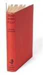 First Edition of ''Dead Man's Folly'' by Agatha Christie, in Original Dust Jacket