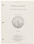 NASA Report Regarding the Moon's Surface -- Original Copy of ''Lunar Surface Data Book 19'' Published November 1968