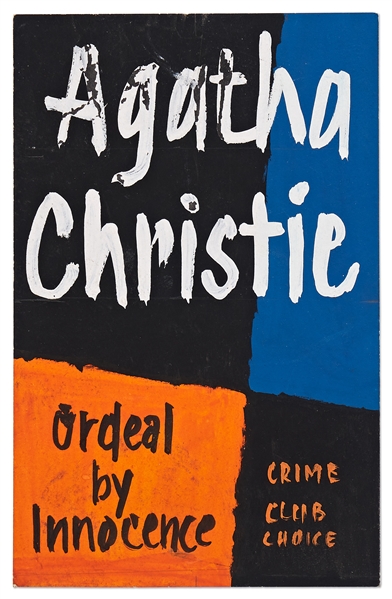Original First Edition Artwork by William Randal for the Agatha Christie Crime Novel ''Ordeal by Innocence''