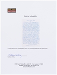 Kathleen Willey Autograph Essay Signed Describing Her Encounter with Bill Clinton in the Oval Office -- ''...Too many lives are being ruined...He is a reckless molester...''
