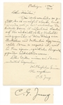 Carl Jung Autograph Letter Signed, Analyzing a Dream -- ...The critical dream is...an exaggerated and destructive aggression...because you were inconsiderate towards your own egoistical demands...