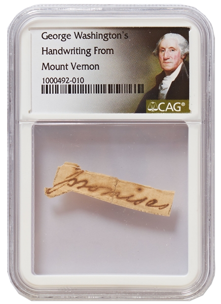 George Washington Handwriting