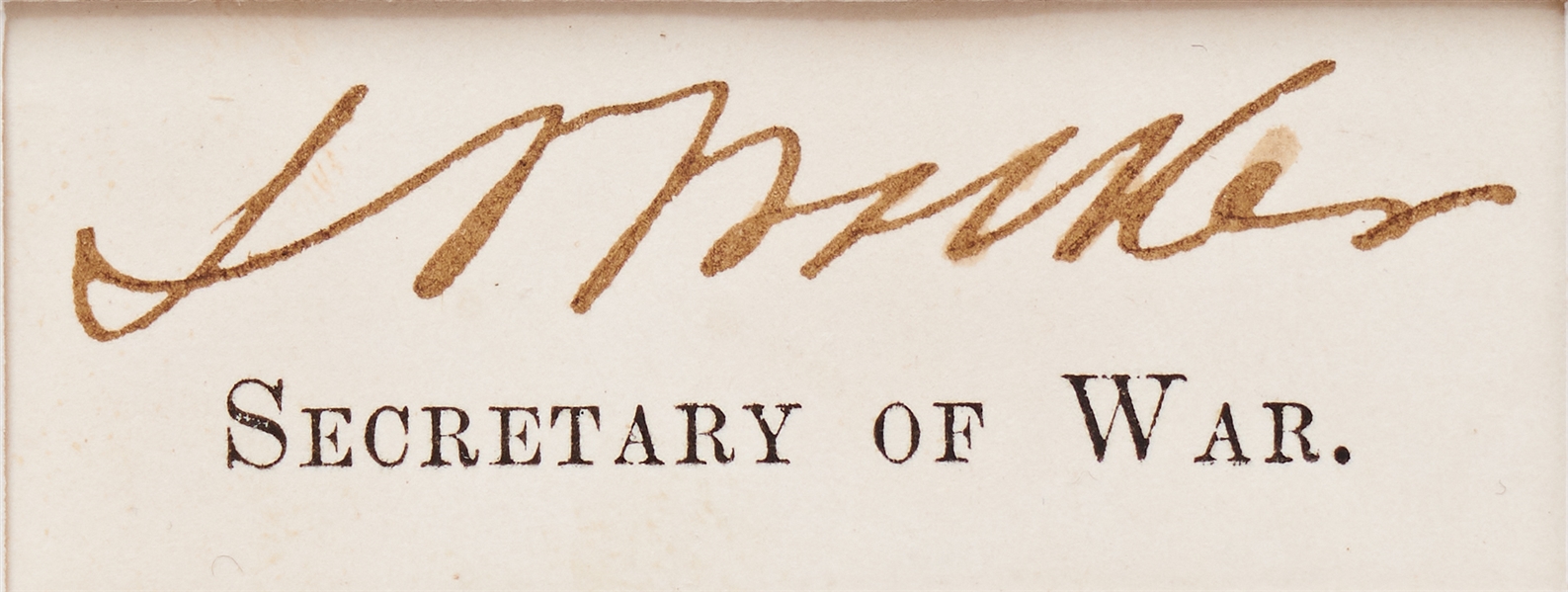 Jefferson Davis and His Confederate Cabinet Signed Display -- Includes Signatures of Robert E. Lee, Jefferson Davis, Judah P. Benjamin, Alexander H. Stephens & 5 More -- With PSA/DNA COAs