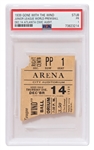 Ticket to the Gone With the Wind World Premiere Atlanta Ball in 1939 -- Encapsulated by PSA/DNA