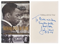 John Lewis Walking With the Wind Signed Civil Rights Book