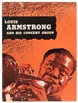 Louis Armstrong Signed Program -- Signed Both ''Satchmo'' & ''Louis Armstrong''