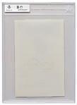 Barack Obama Signed Souvenir Photo of Osama bin Laden's FBI Most Wanted Poster -- Beckett Slabbed