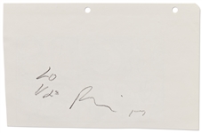 Robert Indiana Signed ''LOVE'' Sketch