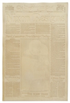 ''The Washington Post'' Mat from 9 August 1974 with the Historic Headline of ''Nixon Resigns'' -- Includes Original Newspaper