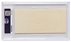 Richard Nixon Impeachment Trial Ticket -- Full, Unused U.S. House Ticket to the Impeachment Trial -- Encapsulated & Graded 8 by PSA/DNA