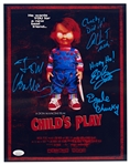 ''Child's Play'' Cast-Signed 11'' x 14'' Photo -- The First Movie Featuring Horror Movie Villain Chucky -- With JSA COA