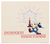 Original 1948 Walt Disney Productions Christmas Card