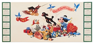 Original 1948 Walt Disney Productions Christmas Card