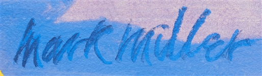 Marshall Dawson Miller Gouache on Board Illustration Artwork