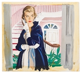 Marshall Dawson Miller Gouache on Board Illustration Artwork