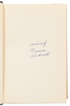 Norman Rockwell Signed First Edition of ''My Adventures as an Illustrator'' -- Uninscribed
