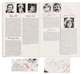 ''The Phantom of the Opera'' Signed Program from Her Majesty's Theatre in London -- Signed by Four Original Cast Members Including Michael Crawford & Steve Barton