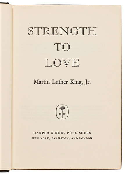 Martin Luther King, Jr. Signed Edition of ''Strength to Love'' -- Plus Three Books Signed by Coretta Scott King