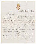 King Kalakaua Autograph Letter Signed -- Kalakaua Was the Last King of the Hawaiian Islands
