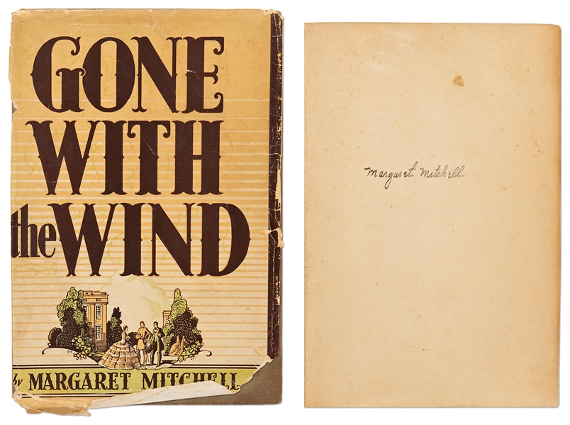 Margaret Mitchell Signed First Edition, First Printing of Gone With the Wind -- Housed in Rare First Printing Dust Jacket
