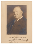 William Howard Taft Signed Photo as Supreme Court Chief Justice -- Measures 9.375'' x 12.875''