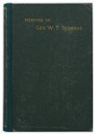 Civil War General William Tecumseh Sherman Signed Memoirs
