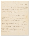 James Buchanan Autograph Letter Signed as Secretary of State in 1848 -- Buchanan Declines to Endorse a Presidential Candidate, But States ''Our glorious Union depends upon…Democratic principles''