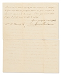 James Buchanan Autograph Letter Signed as Secretary of State in 1848 -- Buchanan Declines to Endorse a Presidential Candidate, But States ''Our glorious Union depends upon…Democratic principles''