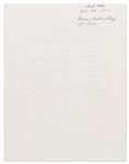 Jimmy Carter Heavily Hand-Annotated Speech from His 1976 Presidential Campaign -- ''...we are being ruled by special interests...''
