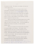 Jimmy Carter Heavily Hand-Annotated Speech from His 1976 Presidential Campaign Regarding Defense Spending & the Failures of the Ford Administration